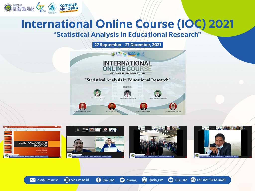 International Online Course (IOC) 2021 Provides Opportunities for Timor Leste Students to Learn Statistics in Educational Research