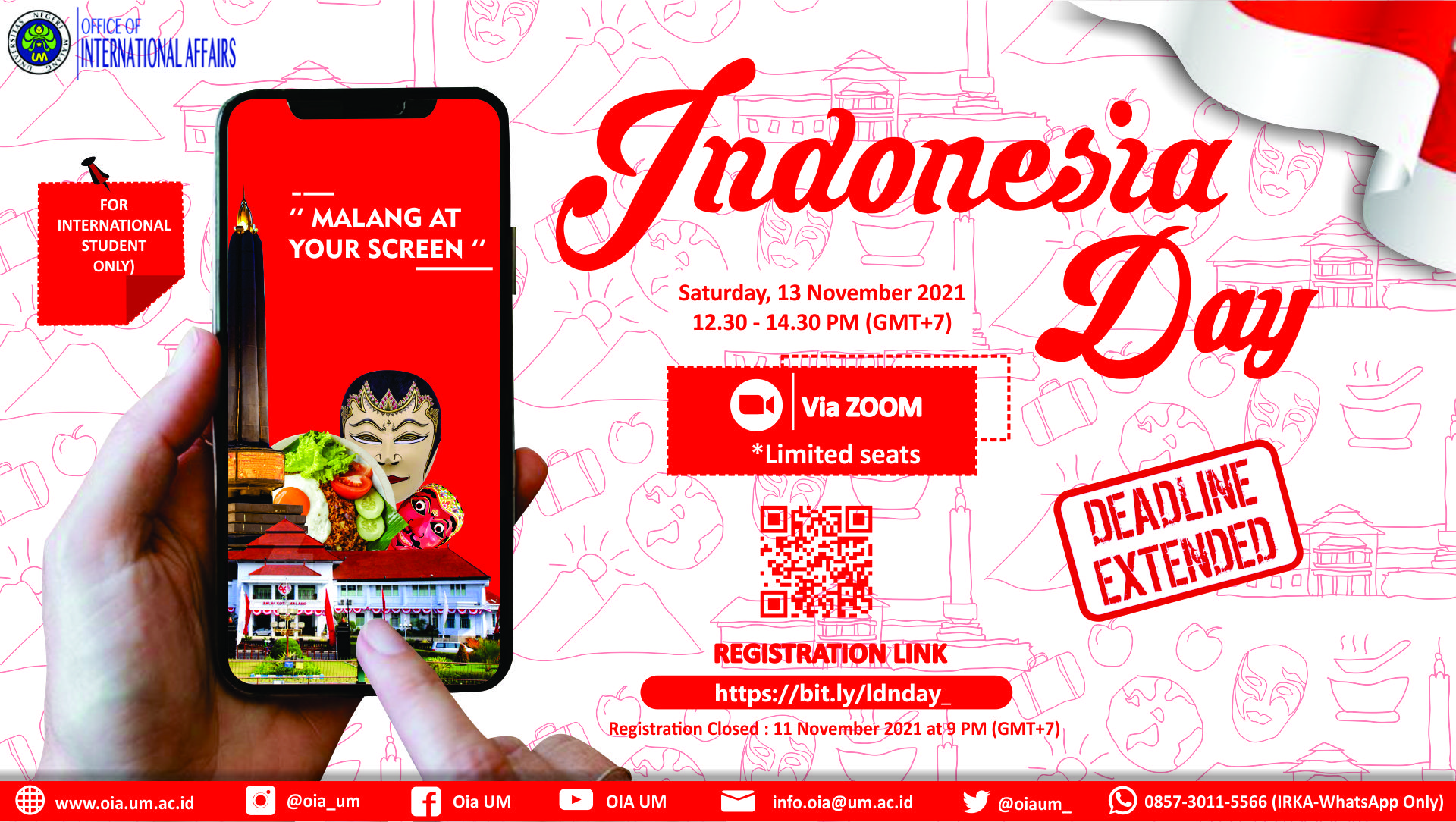 [Call for Participation] Indonesia Day 2021: Malang at Your Screen