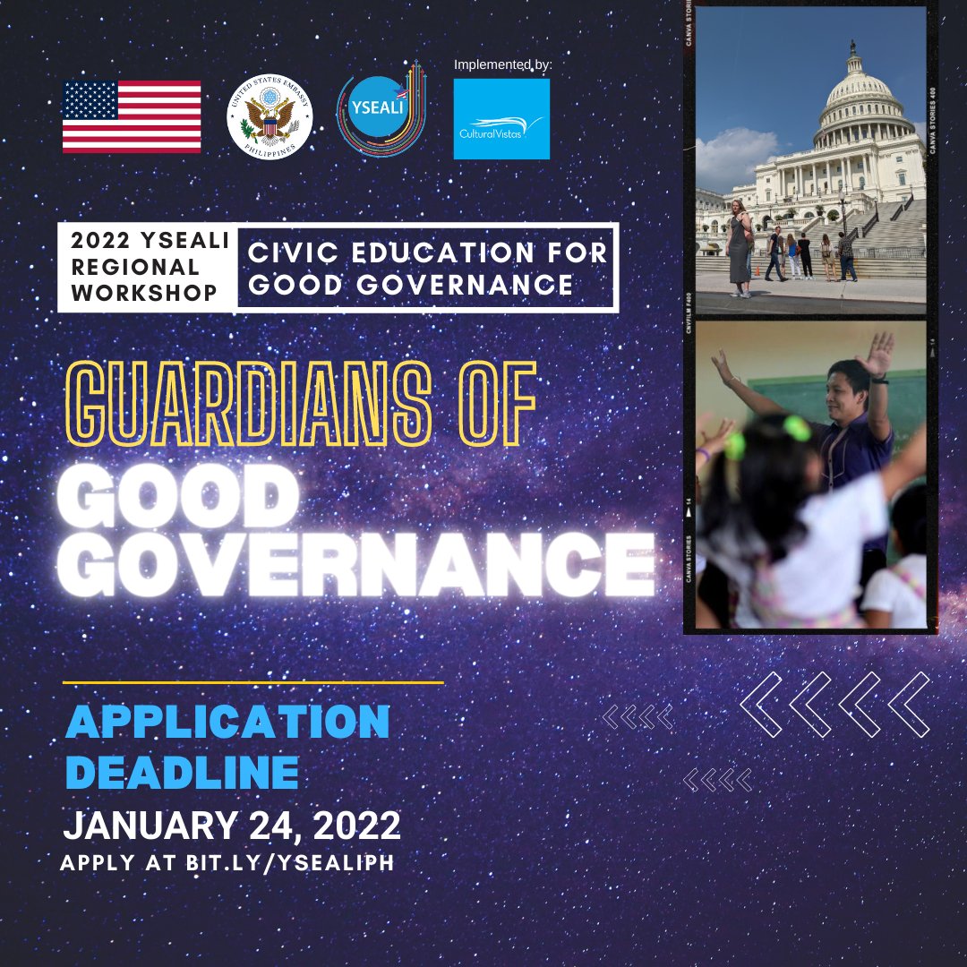 [Call for Application] YSEALI Workshop: Guardians of Good Governance