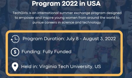 [Call for Application] TechGirls – Summer Exchange Program 2022