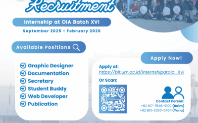 OPEN RECRUITMENT INTERNSHIP AT OIA BATCH XVI